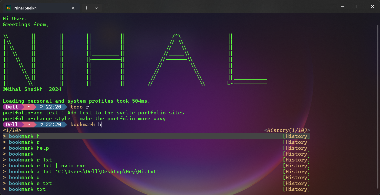 Connect your terminal to persistant